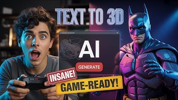 I Created Game-Ready 3D Characters Using Only Text (Meshy AI is INSANE)