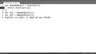 Strict Comparison of Returned Functions - Object-Oriented JavaScript