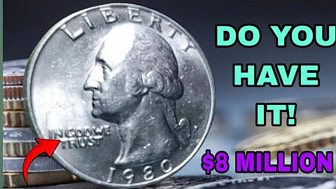 Retire Early! Look for This Rare 1980-D Washington Quarter dollar coin in your pocket change!
