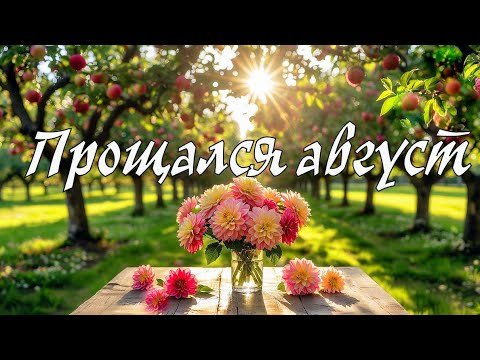 Прощался август с летом кротко.Душевная песня про август.🎵🍂🍁💧YULEVNA