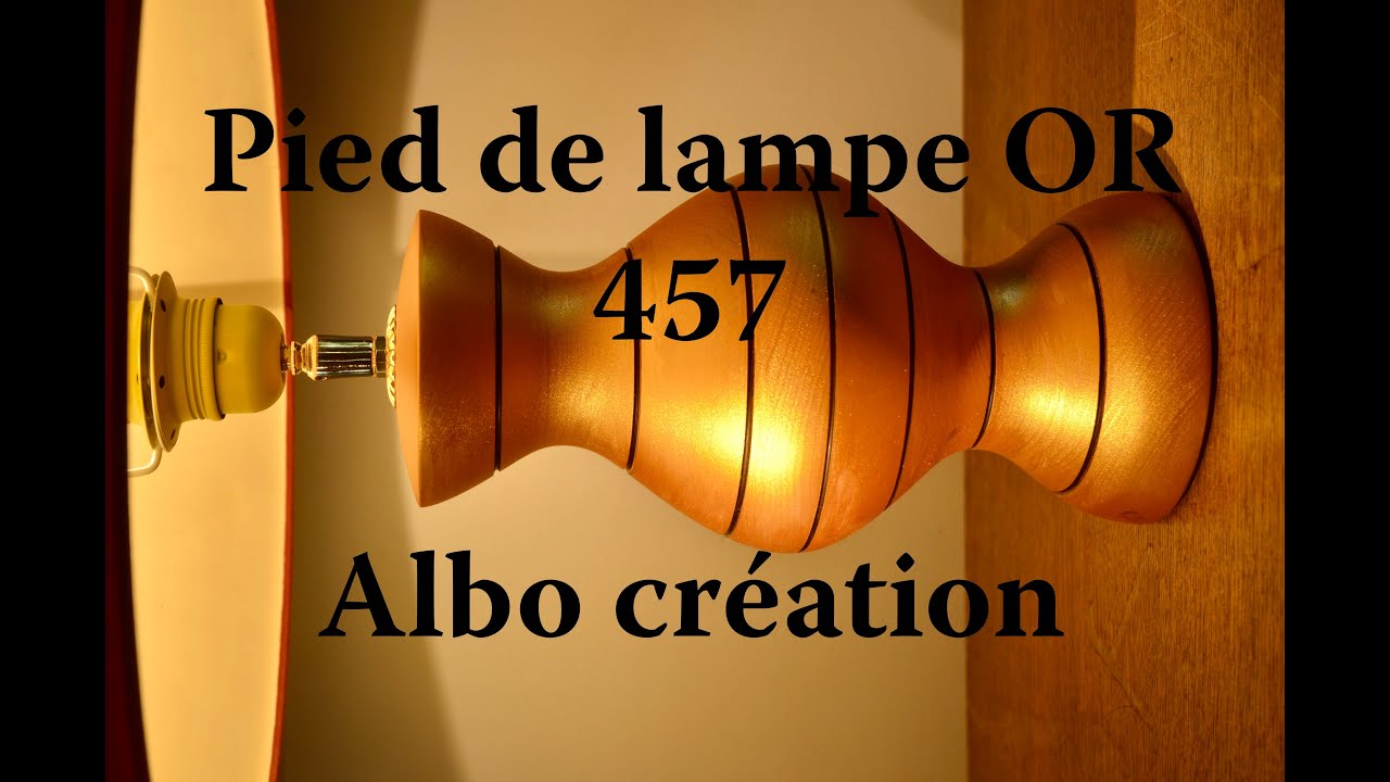 Pied de lampe OR