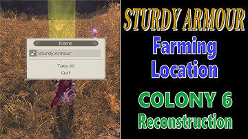 Xenoblade Chronicles definitive edition - sturdy armour farming location - Colony 6 reconstruction