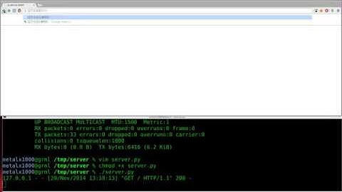 Setup a Webserver with Python   Linux Tutorials clip30