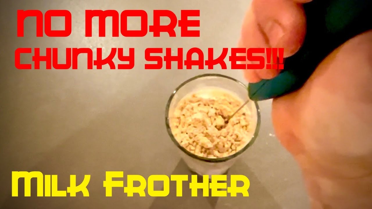 How To Froth Your Nutritional Protein Powder Shake using