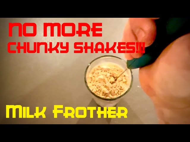 Will A Milk Frother Mix Protein Powder?