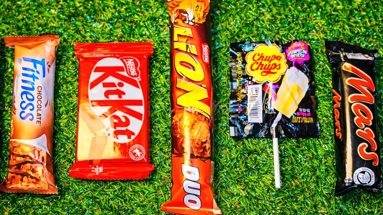 Sweet ASMR Unwrapping Chocolate Bars for Relaxation