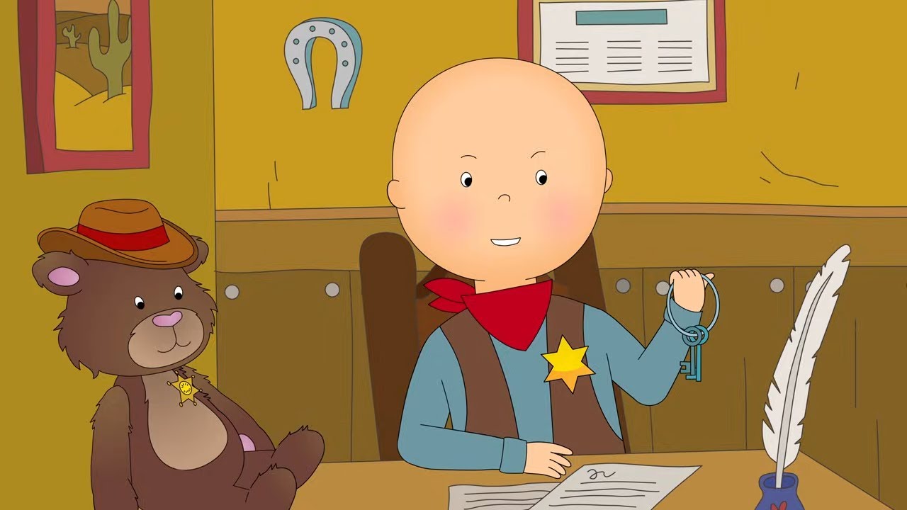 El Sheriff Caillou | Caillou Español Castellano - WildBrain | Caricaturas para niños