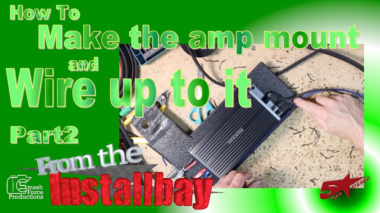 How To Make The Amp Mount And Wire The Amp To It From The Bay Part 2 how-to-make-the-amp-mount-and-wire-the-amp-to-it-from-the-bay-part-2