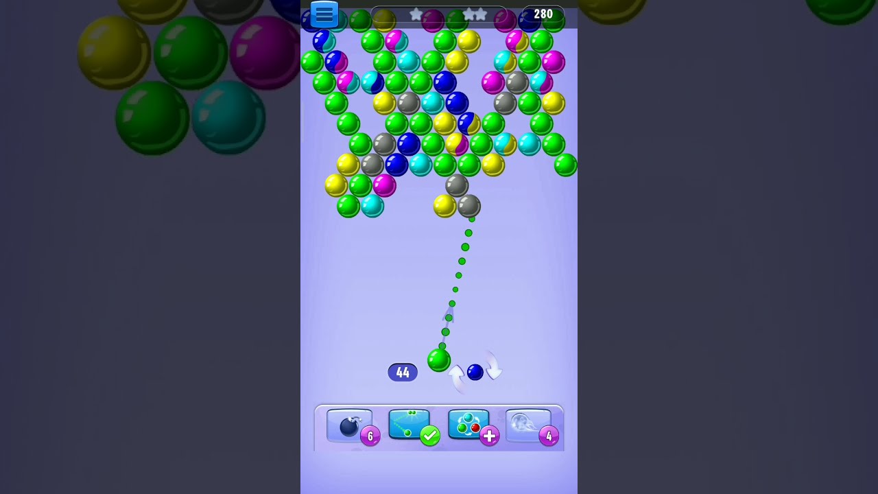 bubble shooter level 208