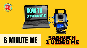 How To Export Data From Total station #totalstation #sokkia #survey