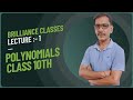 Polynomials Class 9th Lecture: 2 By Brilliance Classes