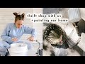 thrift shop with us + painting our home 🏡| XO, MaCenna Vlogs