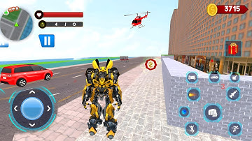 Optimus Multiple Transformation Jet Robot #21 - Robot Araba Oyunları - Android Gameplay