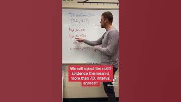 Confidence intervals and tests coming to agreement. #apstats #apstatistics #math