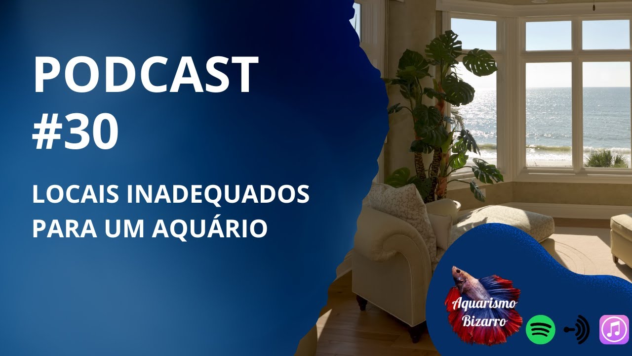 Aquarismo Bizarro Podcast #30 – Locais inadequados para um aquário