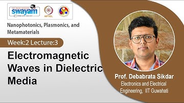 Lec 6: Electromagnetic waves in dielectric media