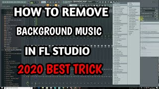 HOW TO REMOVE BACKGROUND MUSIC IN FL STUDIO 11,12,20 || FULL TUTORIAL || TECHNICAL GHOST screenshot 5