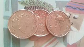 Valuable Copper PENNY Queen Elizabeth 1867-1992 CANADA 1 CENT 125TH ANNIVERSARY OF THE CONFEDERATION