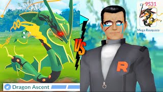 3X Mega Rayquaza Destroy Giovanni Badly In