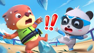 Baby Panda Rescues Underwater Mechanic | Super Rescue Team | Kids Cartoon | BabyBus