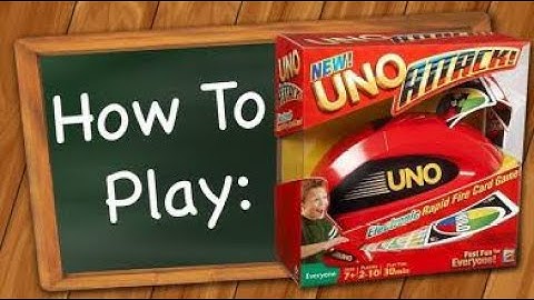 How to play: Uno Attack