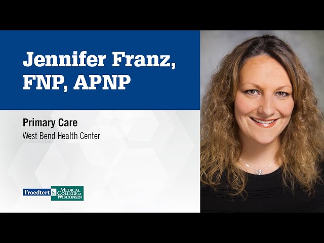 Watch Jennifer Franz, nurse practitioner, primary care on YouTube.