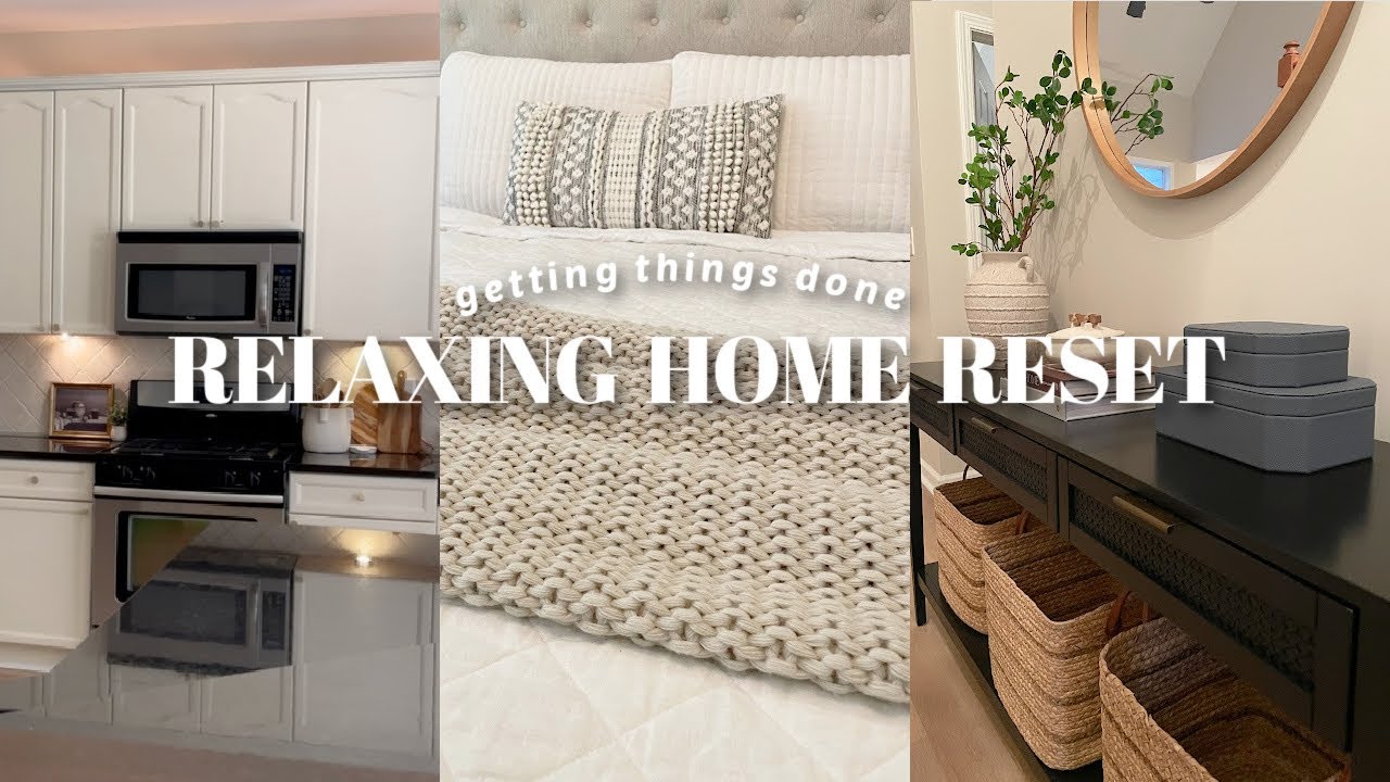 home reset | no talking cleaning motivation