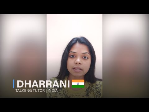 Dharrani Tutor Intro TalkEng Learn English Innovatively Tutor Onlinelearning Englishlearning 