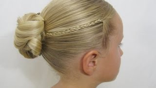 Knotted Bun & Micro Braids | Back-to-School Hairstyle | BabesInHairland.com
