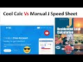 Cool Calc Vs Manual J Speed Sheet
