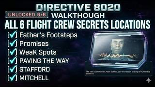 Directive 8020 walkthrough - All 6 flight crew secrets locations