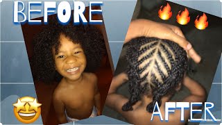 Fishbone braid tutorial on kids!