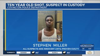 Child shot in Covington, suspect arrested