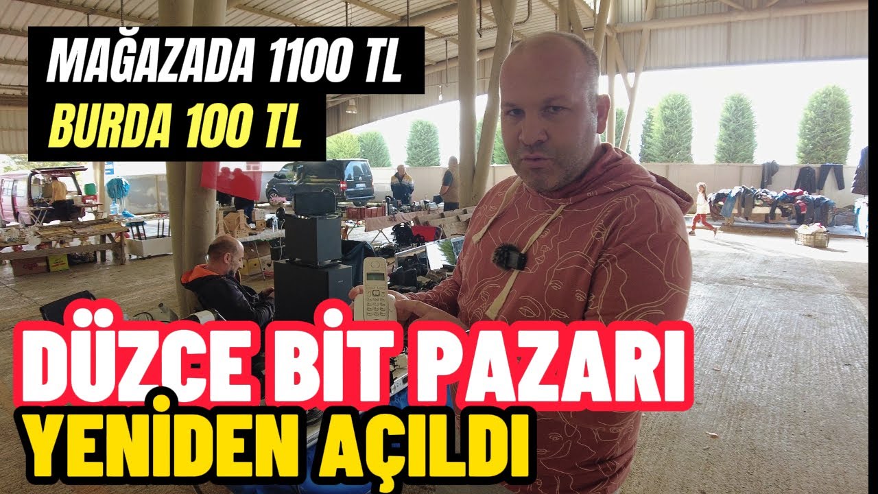 MÜJDE DÜZCE BİT PAZARI GERİ DÖNDÜ | ÖYLE GEZELİM DEDİK, ELİMİZ YİNE BOŞ ÇIKMADI