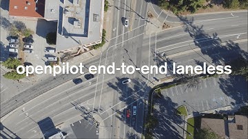 openpilot end-to-end laneless