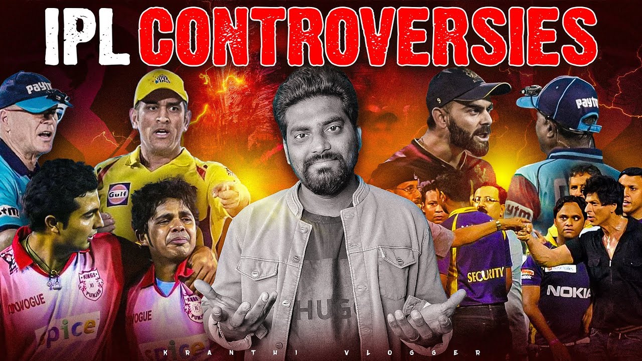Sreesanth Fixing,Sharukh khan Ban And Other IPL CONTROVERSIES | IPL 2024 | Kranthi Vlogger