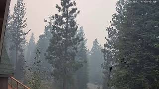 South Lake Tahoe Sky Camera.  Caldor Fire.