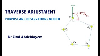 Traverse Adjustment | Part-1| Purpose and Observations Needed