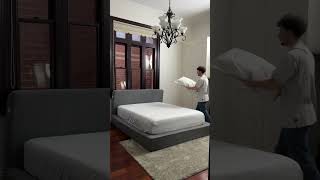 Marshmallow Bed Frame - Earl Grey