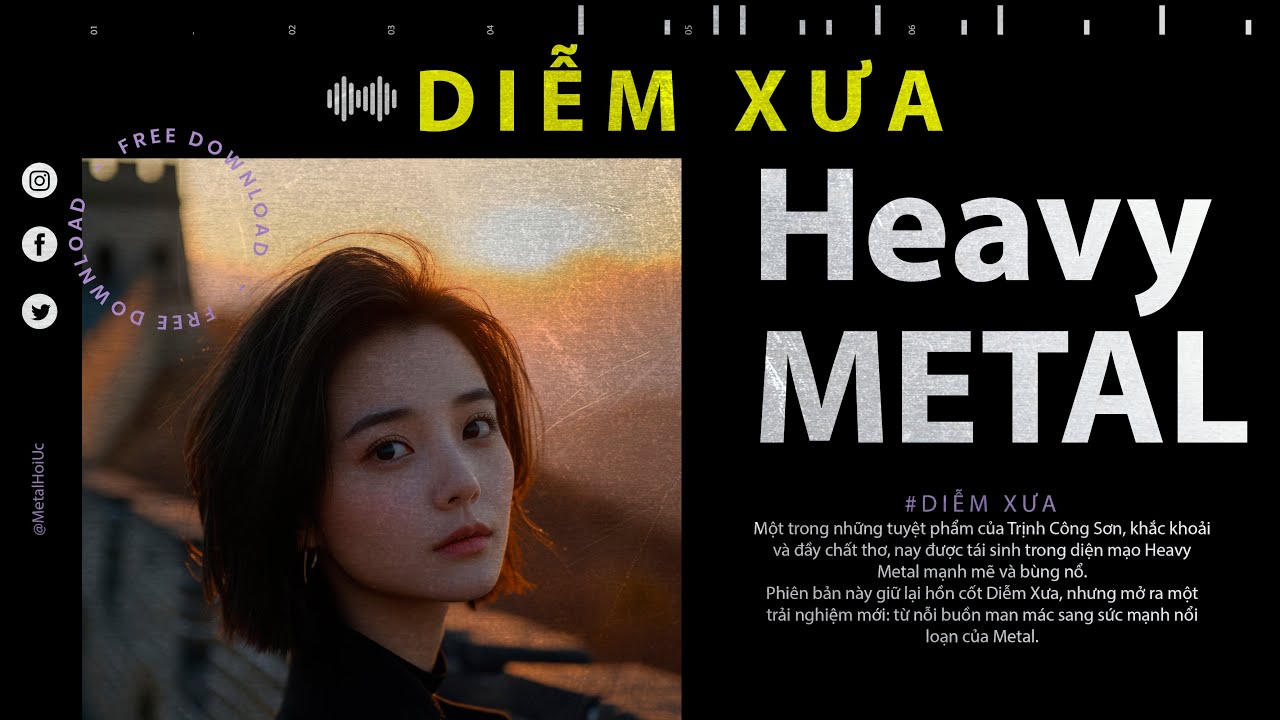 Diễm Xưa - Trịnh Công Sơn - Heavy Metal - Meta Rock Version