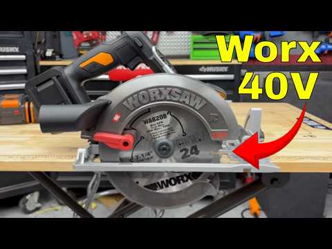 Worx 40V Circular Saw First Look | Budget Tool, Premium Performance?