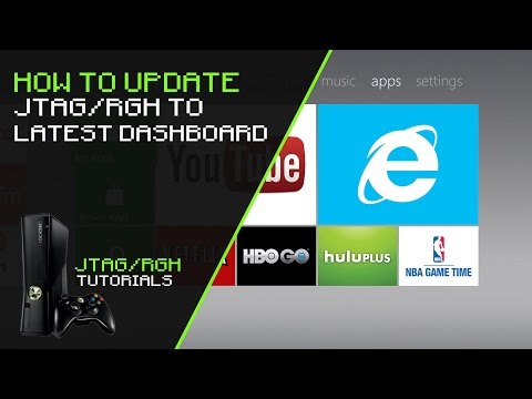 Как обновить дашборд XBOX360 JTAG Freeboot dashboard 17489 UPDATE!