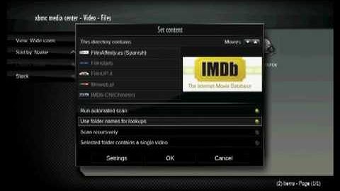 XBMC Tutorial 3: Set Up Your Movie Library