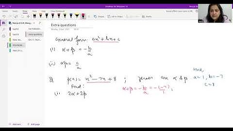 Class 10, Maths, Polynomials alpha and beta extra important questions concept.