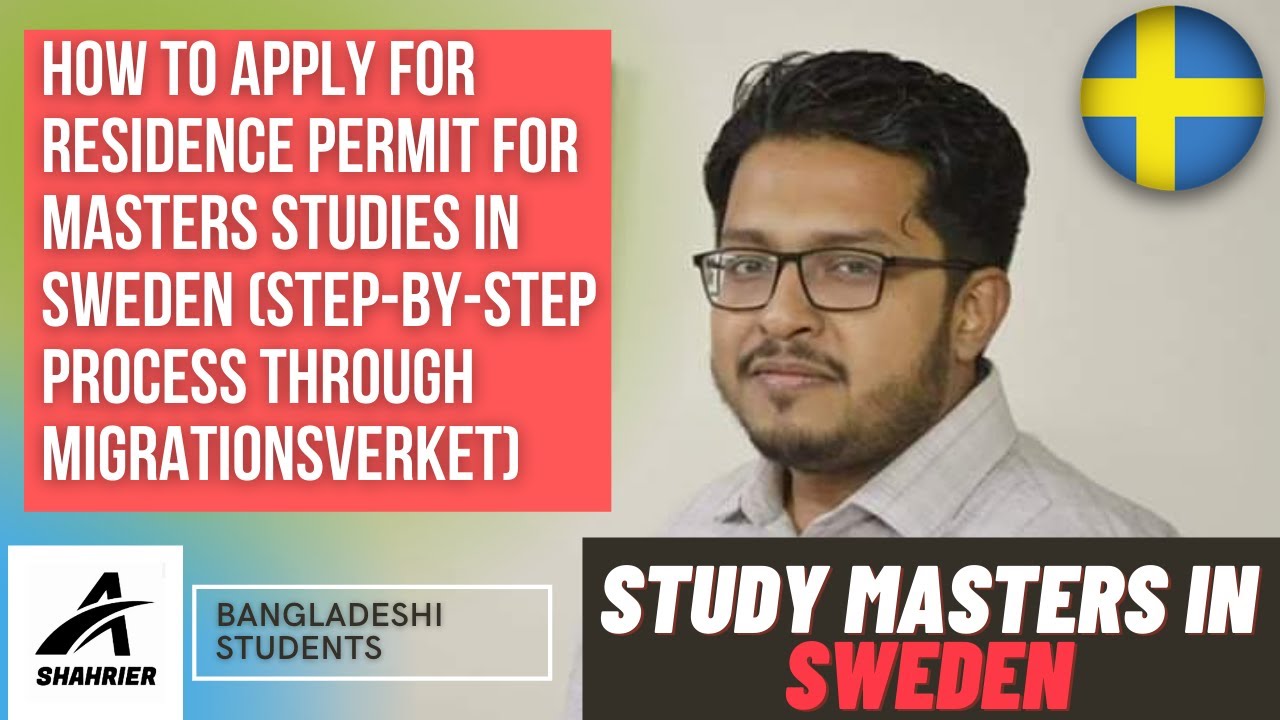 How to Apply for Residence Permit for Masters Studies in Sweden (Step