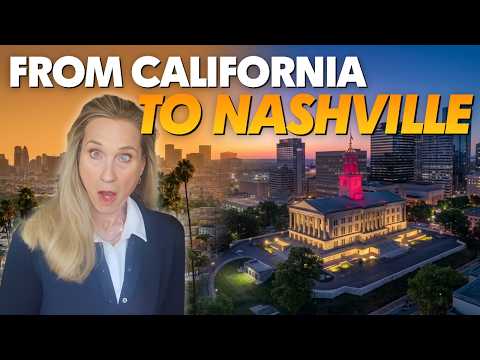 Moving from CALIFORNIA to NASHVILLE: Why Wealthy Californians Are FLEEING to Nashville?!