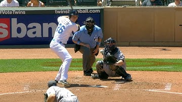 NYY@MIN: Kepler goes 3-for-4 against the Yankees