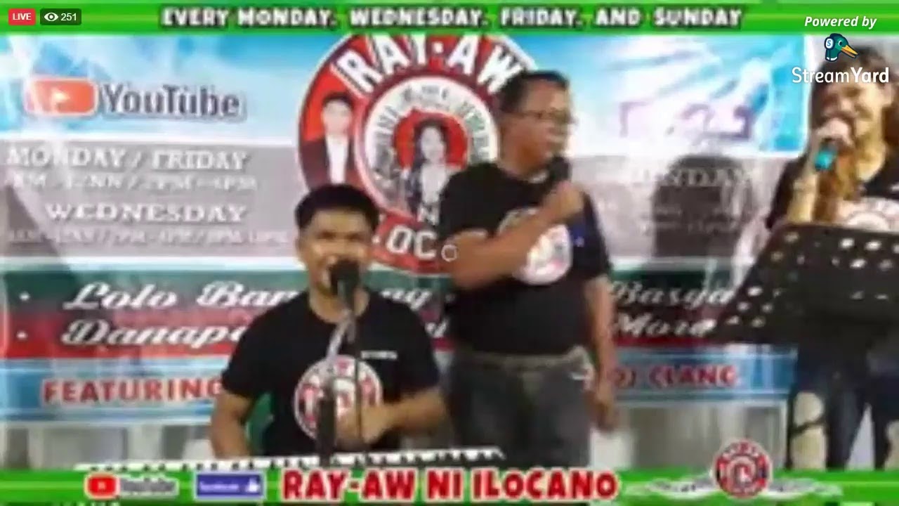 RAY-AW NI ILOCANO FRIDAY LIVE AUGUST 7 2020 - YouTube