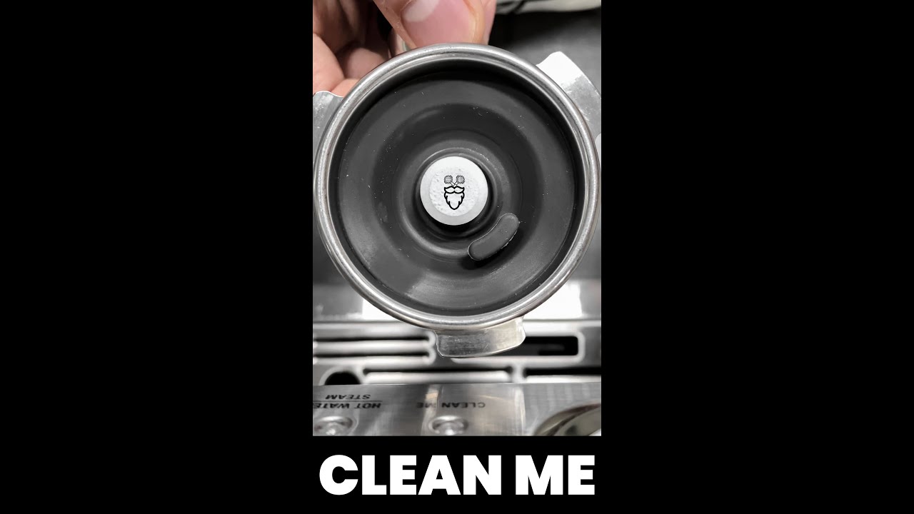 "Clean Me" Sage Barista Express Fast Clean Up YouTube