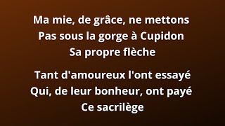 Miniatura del video "La non demande en mariage - Georges Brassens (paroles)"